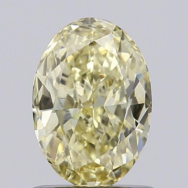 1.07 Ct. Fancy Yellow Oval Lab Grown Diamond