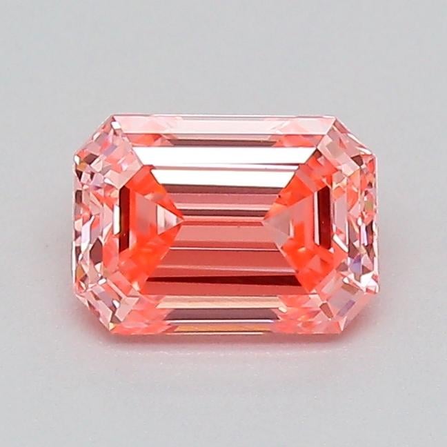0.40 Ct. Fancy Vivid  Pink Emerald Lab Grown Diamond