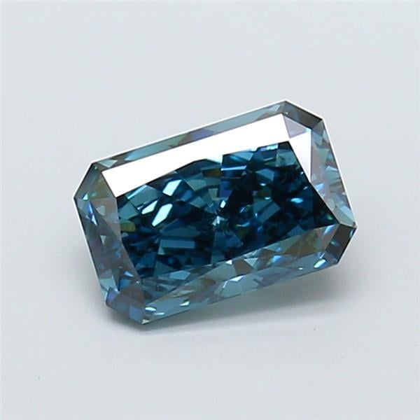 1.19 Ct. Fancy Vivid Blue Radiant Lab Grown Diamond