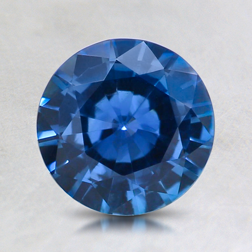 7.1mm Unheated Blue Round Sapphire