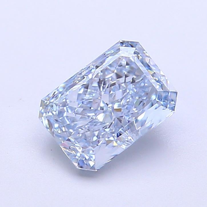 1.51 Ct. Fancy Vivid  Blue Radiant Lab Grown Diamond