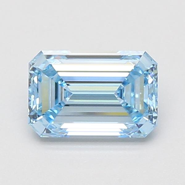1.10 Ct. Fancy Vivid Blue Emerald Lab Grown Diamond