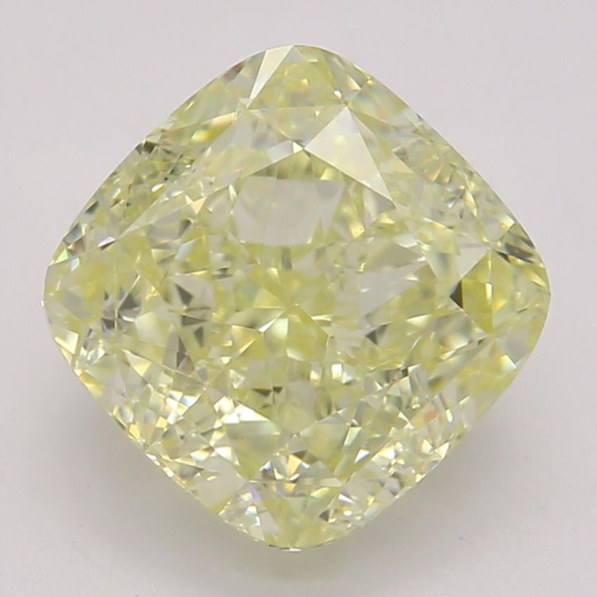 2.01 Ct. Fancy Yellow Cushion Diamond