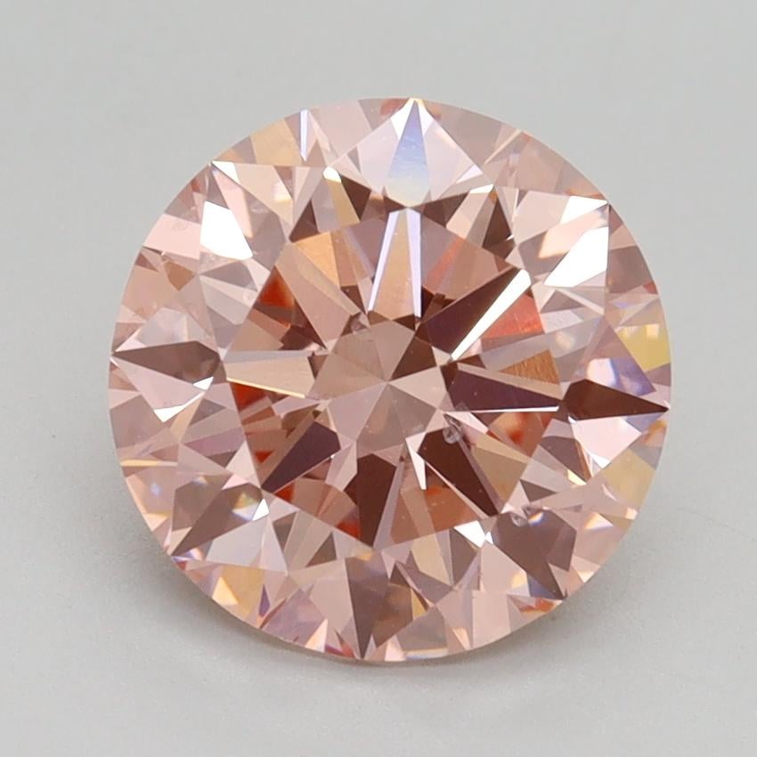 2.71 Ct. Fancy Intense Pink Round Lab Grown Diamond