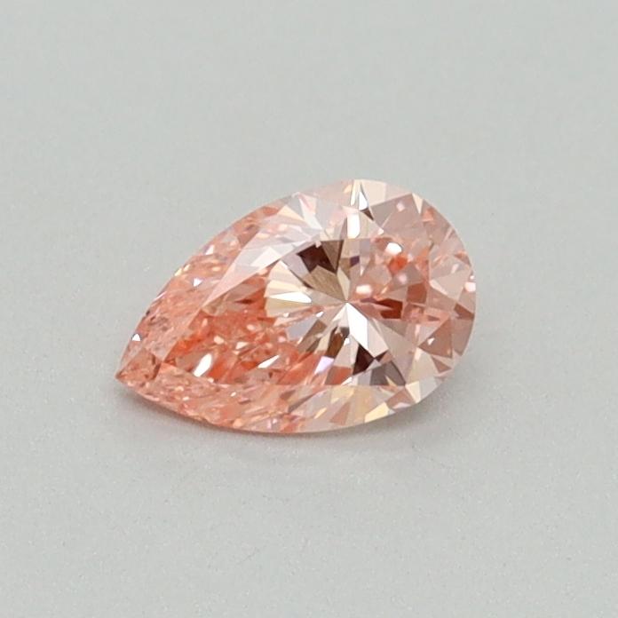 0.30 Ct. Fancy Vivid Pink Pear Lab Grown Diamond