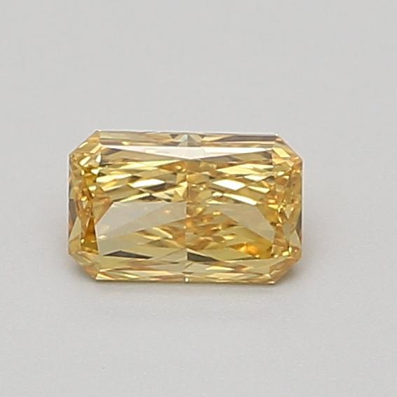 0.55 Ct. Fancy Vivid Yellow Radiant Lab Grown Diamond