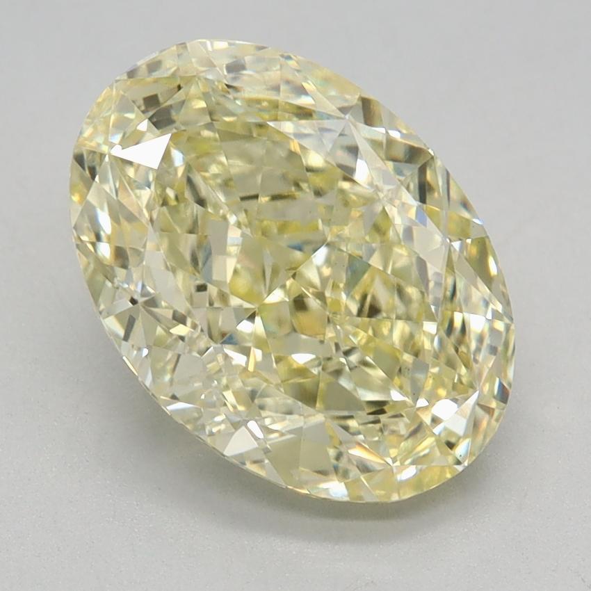 2.65 Ct. Fancy Yellow Oval Lab Grown Diamond