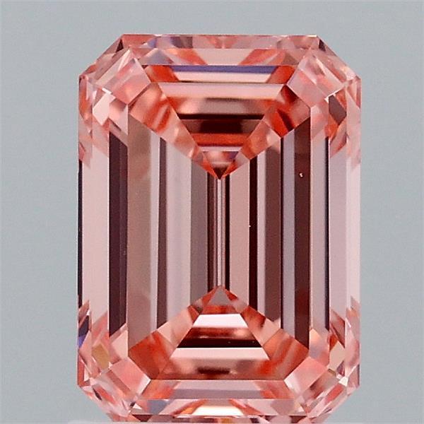 1.53 Ct. Fancy Vivid Pink Emerald Lab Grown Diamond