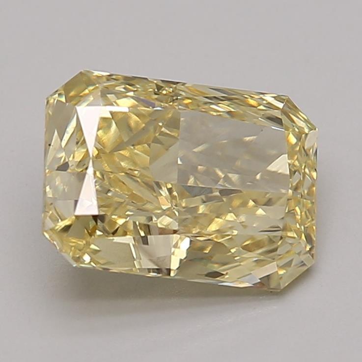 4.12 Ct. Fancy Intense Yellow Radiant Lab Grown Diamond