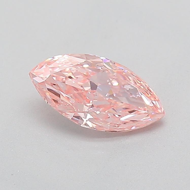 0.66 Ct. Fancy Vivid  Pink Marquise Lab Grown Diamond