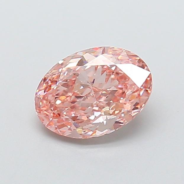 1.42 Ct. Fancy Intense Pink Oval Lab Grown Diamond
