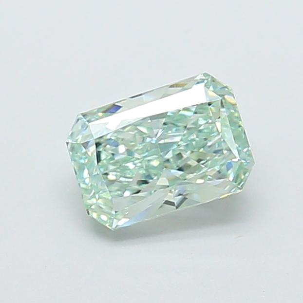 1.00 Ct. Fancy Intense  Green Radiant Lab Grown Diamond