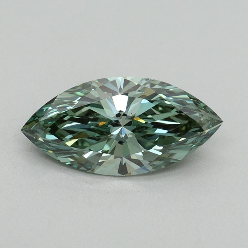 1.01 Ct. Fancy Vivid Green Marquise Lab Grown Diamond