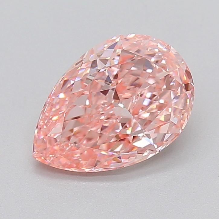 1.85 Ct. Fancy Vivid  Pink Pear Lab Grown Diamond