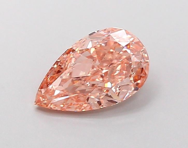 1.18 Ct. Fancy Brownish Orange Pear Lab Grown Diamond