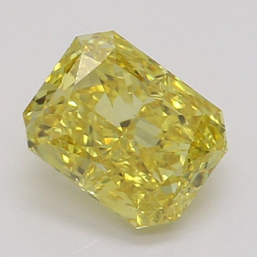 0.51 Ct. Fancy Vivid Yellow Radiant Diamond