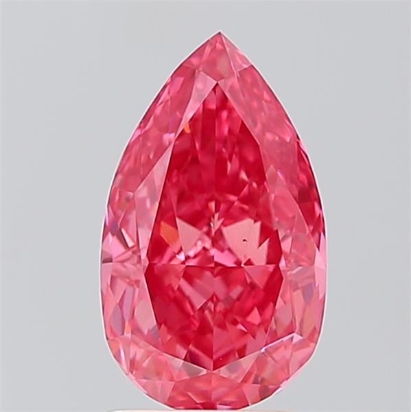 1.82 Ct. Fancy Vivid Pink Pear Lab Grown Diamond