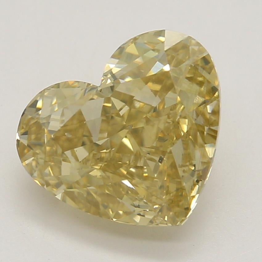 1.60 Ct. Fancy Brown-Yellow Heart Diamond