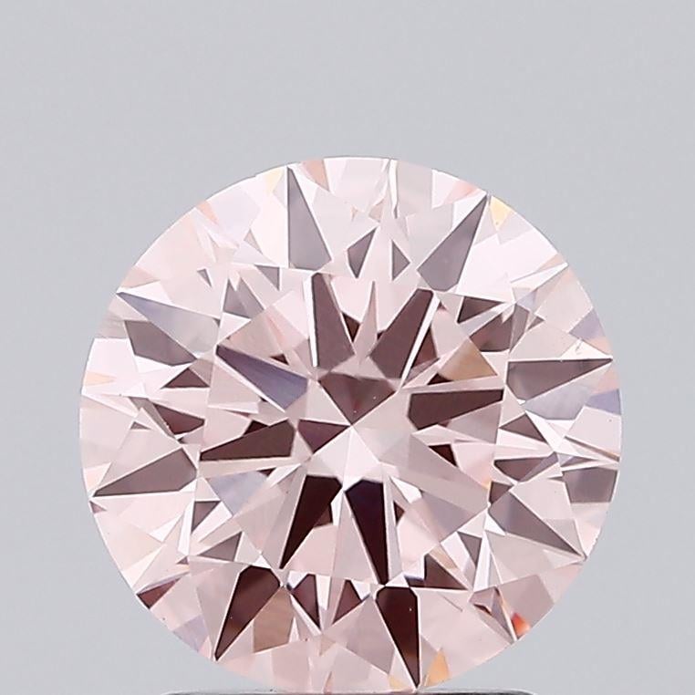 2.04 Ct. Fancy Intense Pink Round Lab Grown Diamond