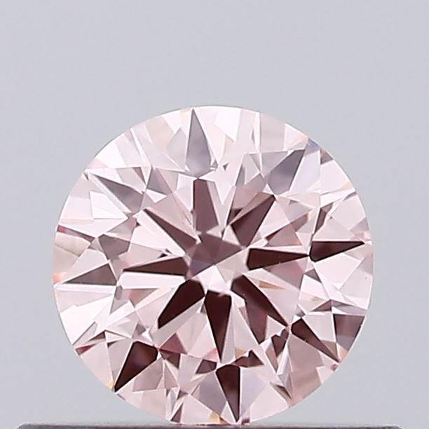 0.43 Ct. Fancy Intense Pink Round Lab Grown Diamond