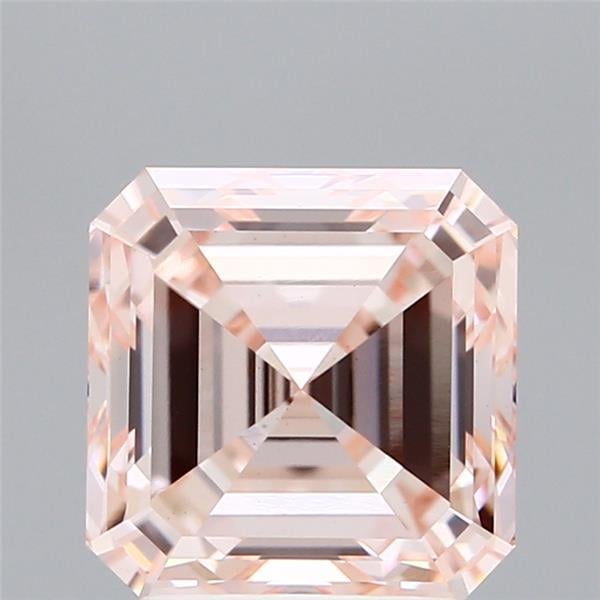 3.20 Ct. Fancy Pink Asscher Lab Grown Diamond