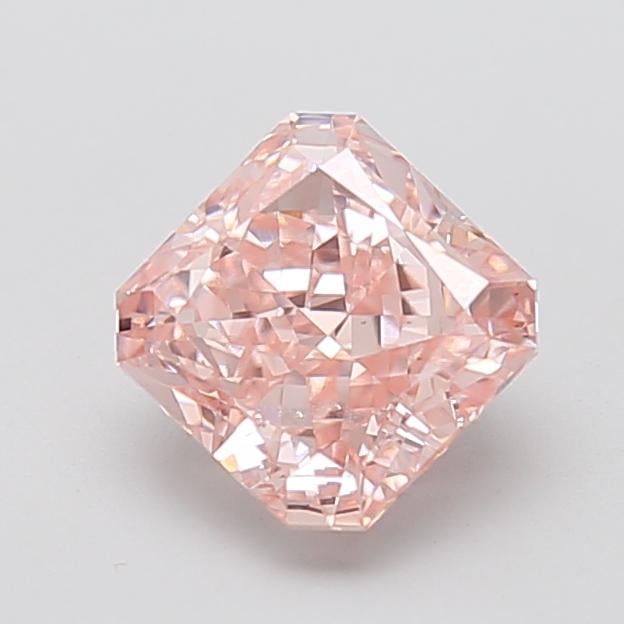 2.54 Ct. Fancy Intense Pink Radiant Lab Grown Diamond