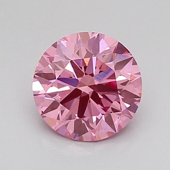 1.00 Ct. Fancy Vivid Pink Round Lab Grown Diamond
