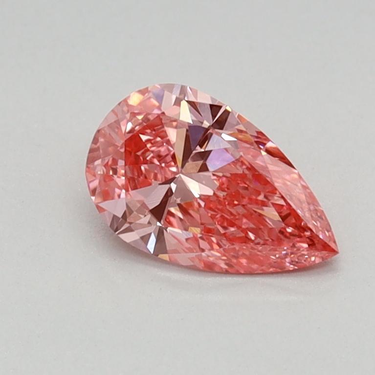 0.40 Ct. Fancy Vivid Pink Pear Lab Grown Diamond