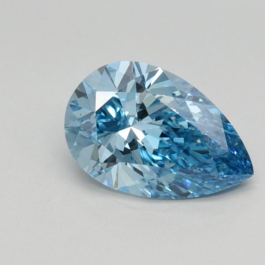 1.20 Ct. Fancy Vivid Blue Pear Lab Grown Diamond