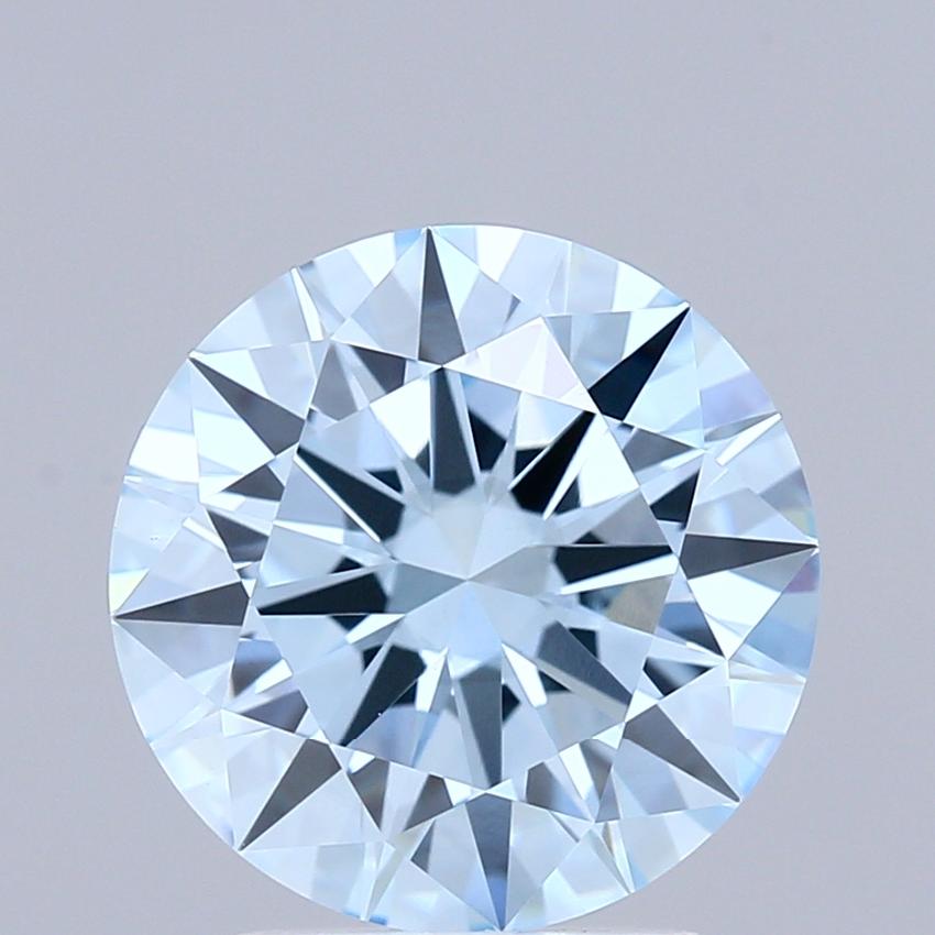 2.60 Ct. Fancy Intense Blue Round Lab Grown Diamond