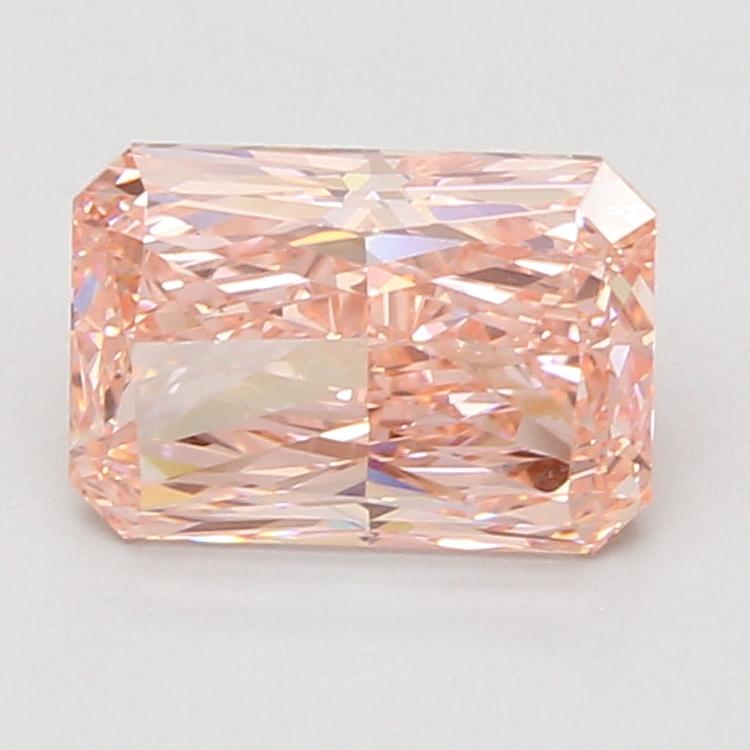 3.09 Ct. Fancy Vivid Pink Radiant Lab Grown Diamond