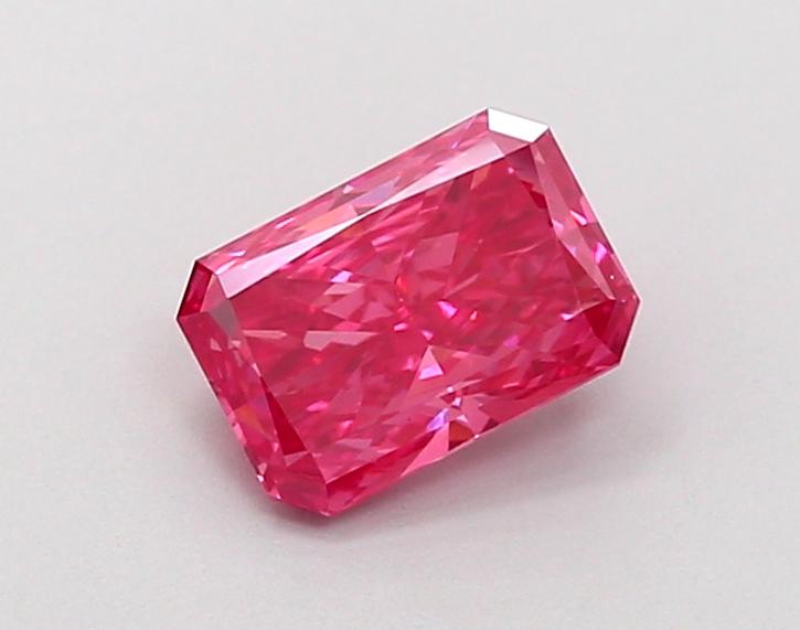 1.08 Ct. Fancy Vivid  Pink Radiant Lab Grown Diamond