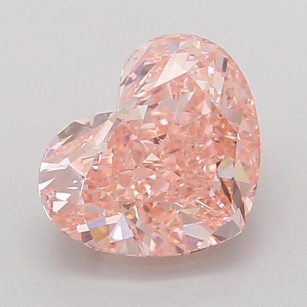 2.04 Ct. Fancy Vivid Pink Heart Lab Grown Diamond