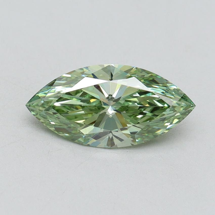 1.01 Ct. Fancy Vivid Green Marquise Lab Grown Diamond