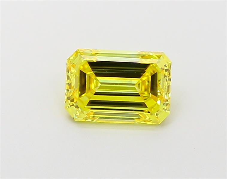 1.06 Ct. Fancy Vivid  Yellow Emerald Lab Grown Diamond