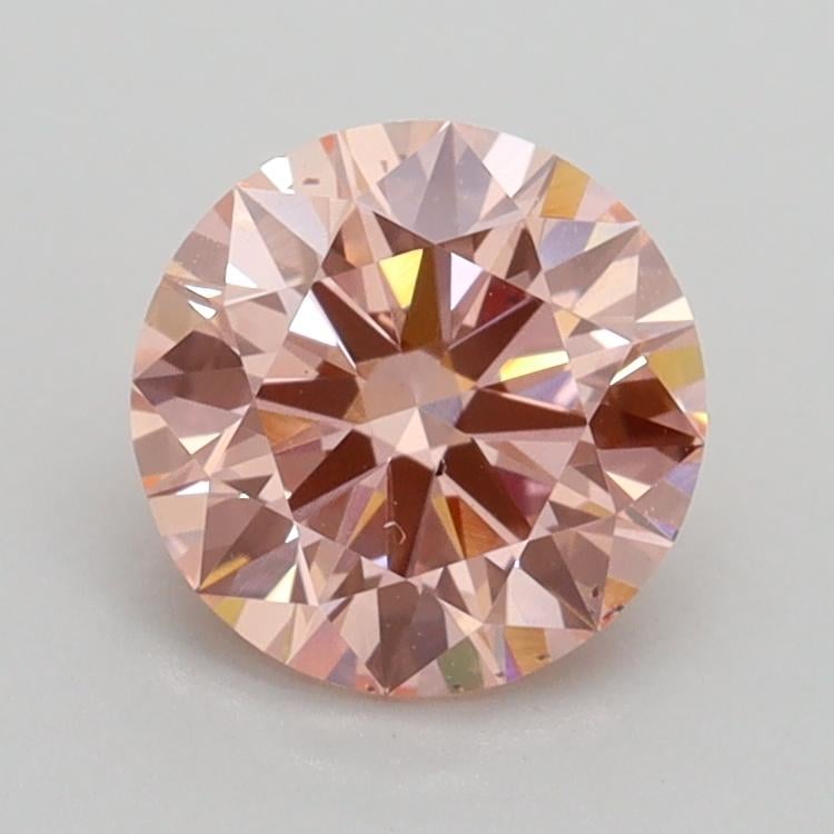 1.22 Ct. Fancy Intense Pink Round Lab Grown Diamond
