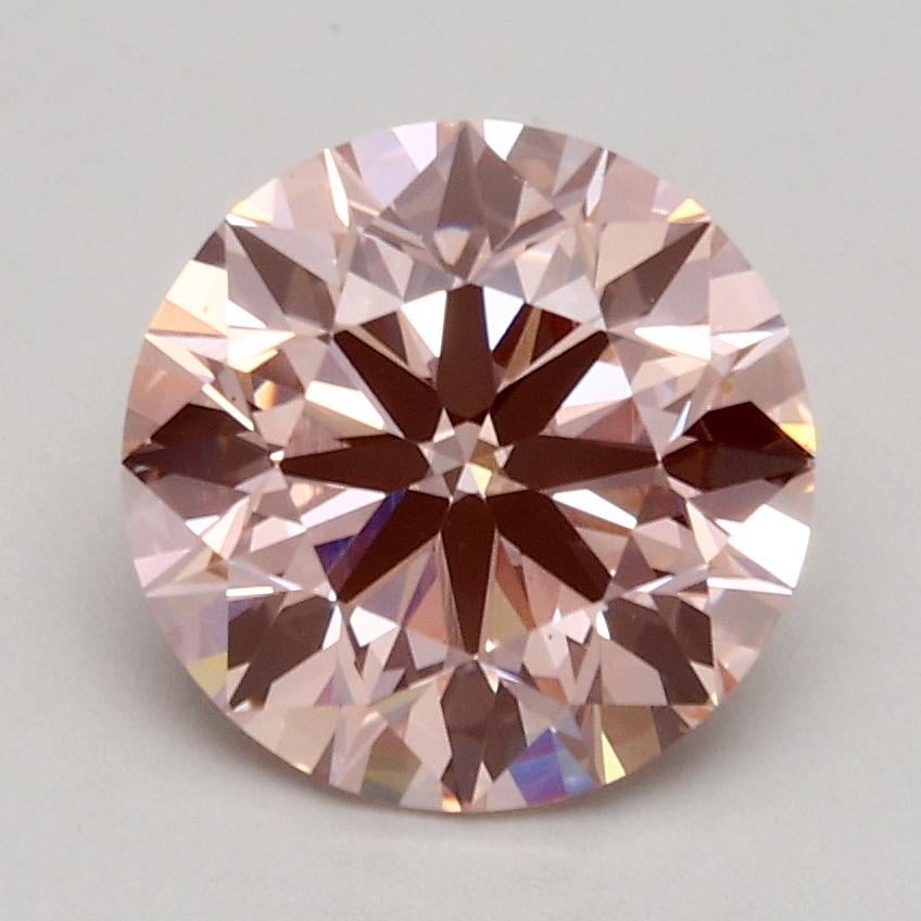 1.71 Ct. Fancy Light Pink Round Lab Grown Diamond