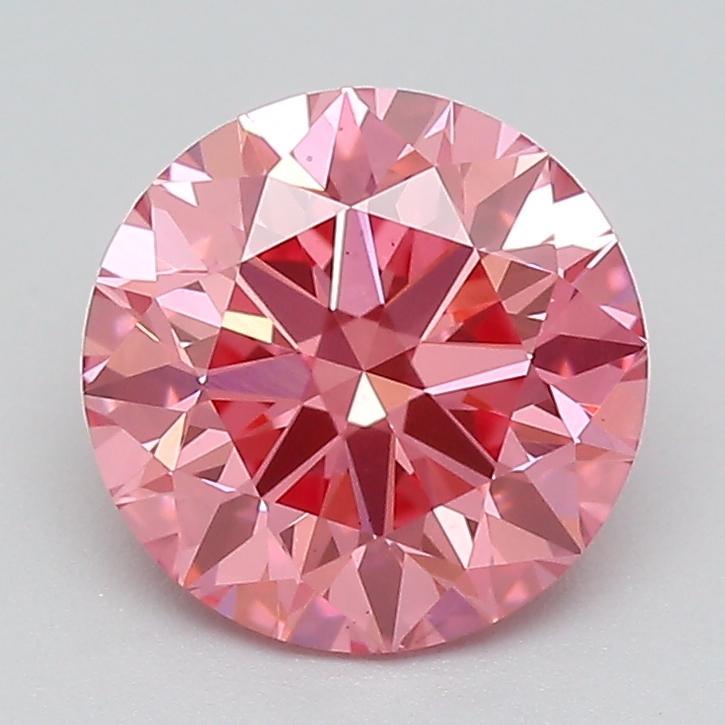 1.06 Ct. Fancy Vivid  Pink Round Lab Grown Diamond