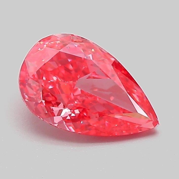 1.02 Ct. Fancy Vivid  Pink Pear Lab Grown Diamond