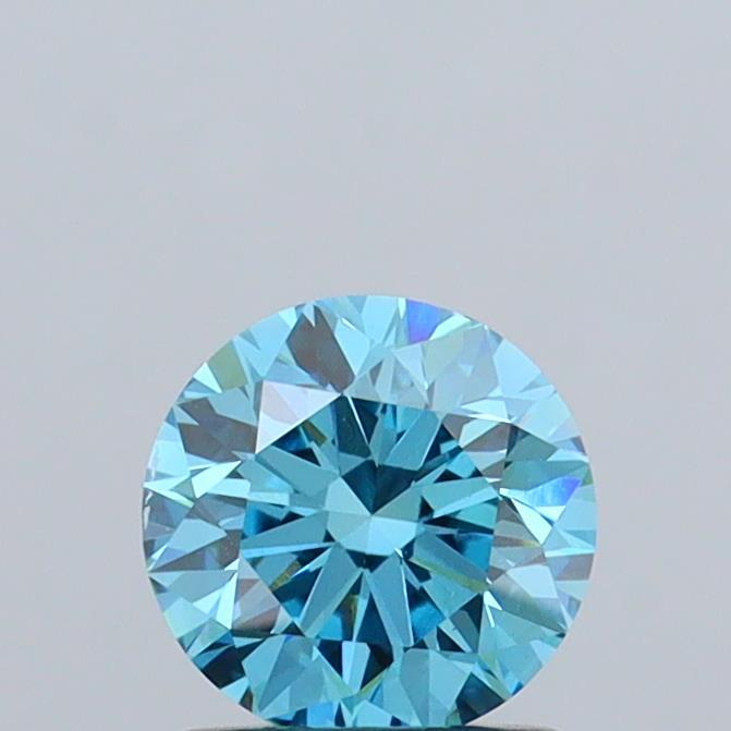 1.10 Ct. Fancy Vivid  Blue Round Lab Grown Diamond