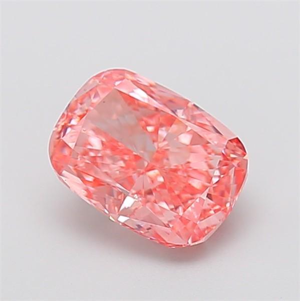 2.03 Ct. Fancy Vivid Pink Cushion Lab Grown Diamond