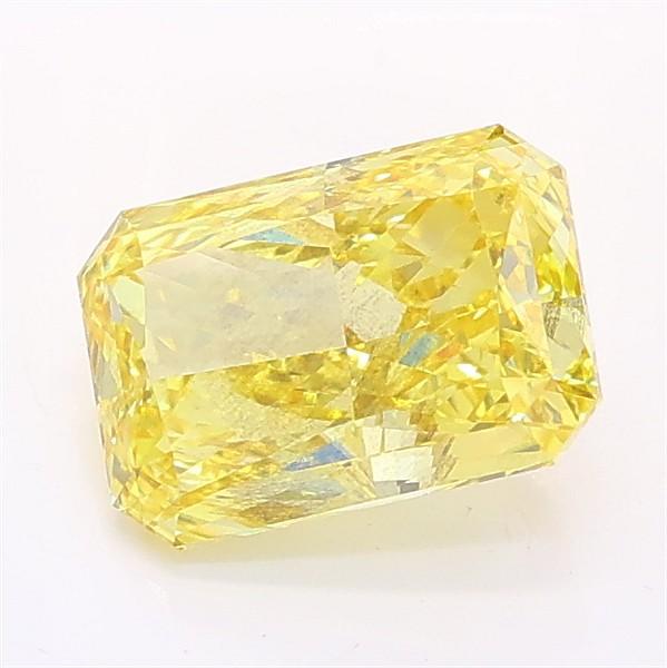 1.44 Ct. Fancy Vivid Yellow Radiant Lab Grown Diamond