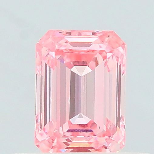 0.48 Ct. Fancy Intense Pink Emerald Lab Grown Diamond
