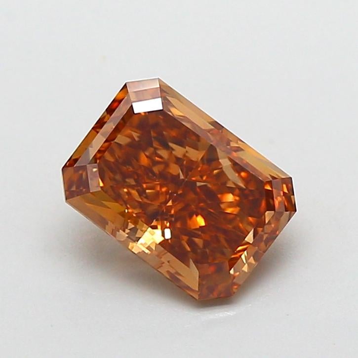 1.46 Ct. Fancy Light  Brown Radiant Lab Grown Diamond
