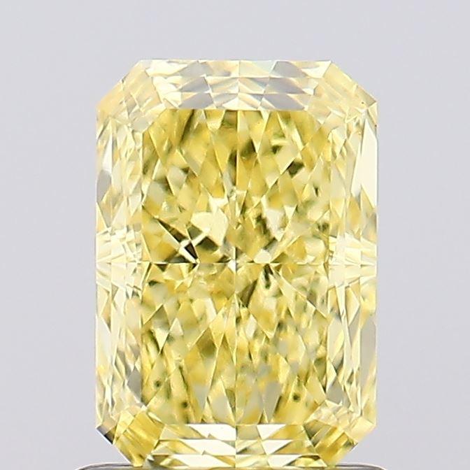 1.05 Ct. Fancy Vivid Yellow Radiant Lab Grown Diamond