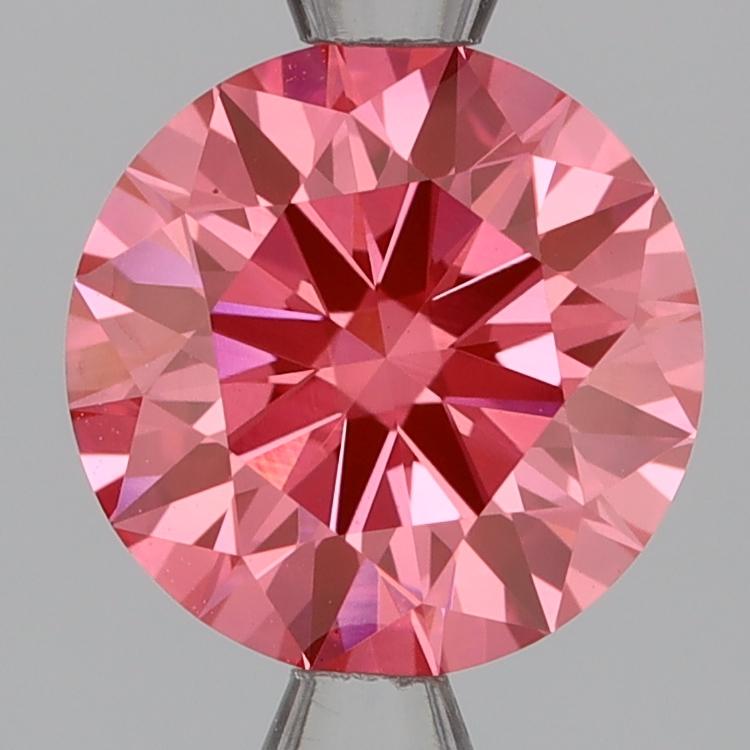 2.02 Ct. Fancy Vivid Pink Round Lab Grown Diamond