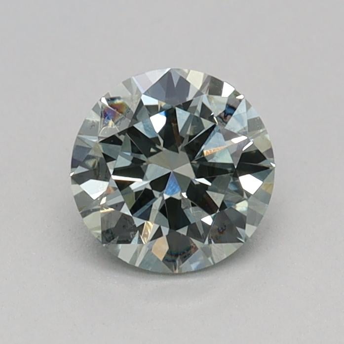 0.31 Ct. Fancy Green Round Lab Grown Diamond