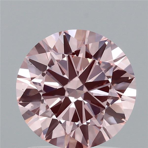 1.44 Ct. Fancy Intense Pink Round Lab Grown Diamond