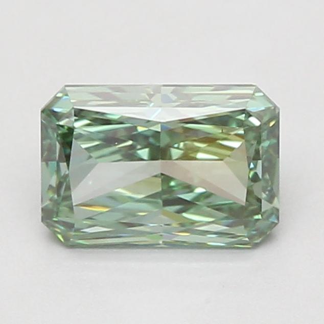 1.51 Ct. Fancy Vivid Green Radiant Lab Grown Diamond