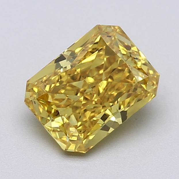 1.03 Ct. Fancy Vivid  Yellow Radiant Lab Grown Diamond